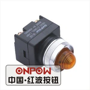 Indicador LED de plástico de 25 mm 30 mm